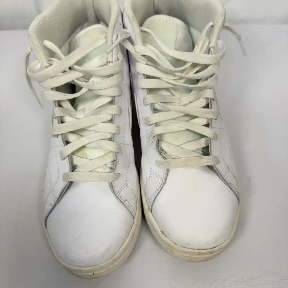 Nike Court Royale 2 Mid Women's Triple White High Top Sneakers - Picture 4 of 5